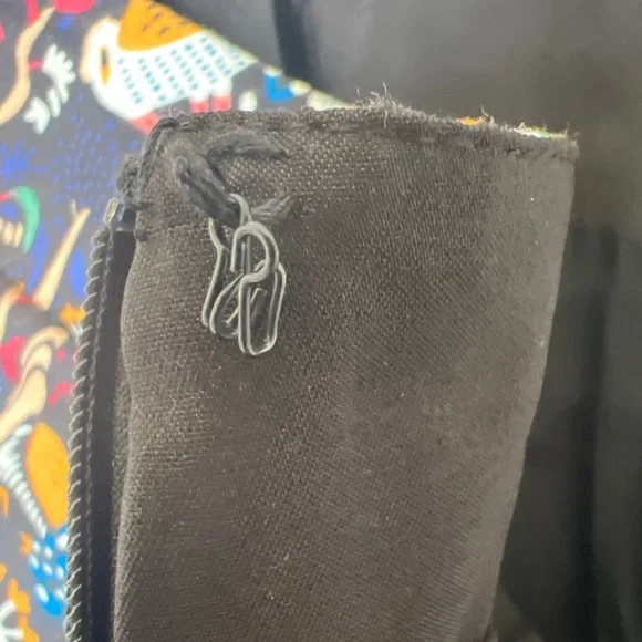 Eva Franco Anthropologie Folk Art Animal Print Midi Skirt Women’s Size 4 - Picture 5 of 10